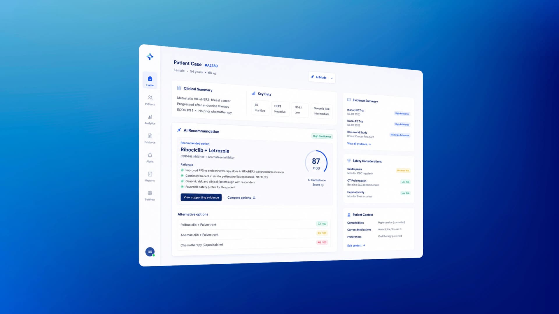 MVP de produit digital confidentiel propulsé par l'IA pour une startup française de la santé