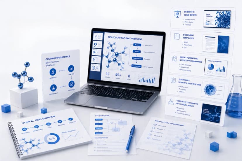 Visual frameworks designed for scientific clarity and credibility