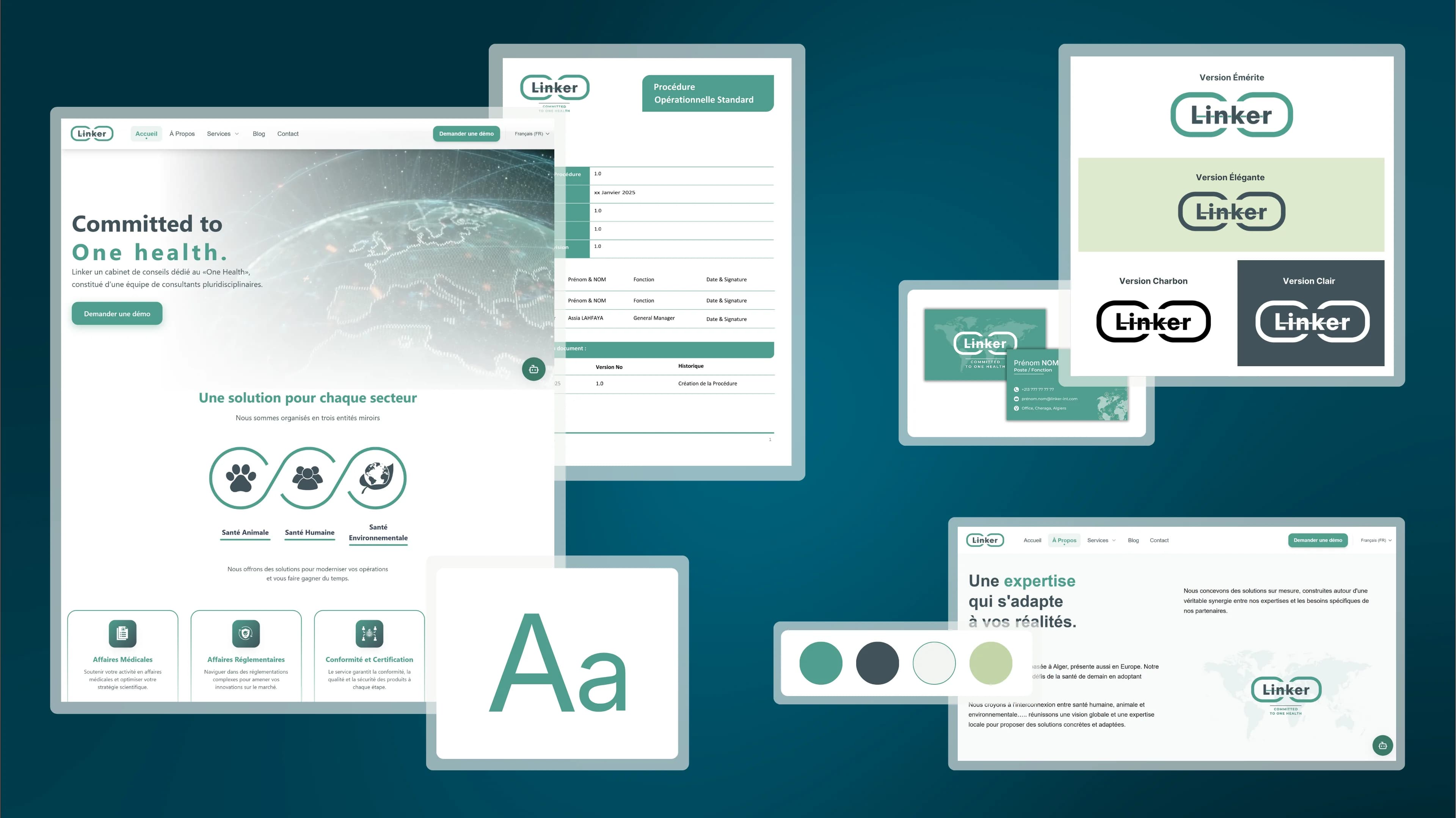 Full brand system and modern website for a medical affairs company