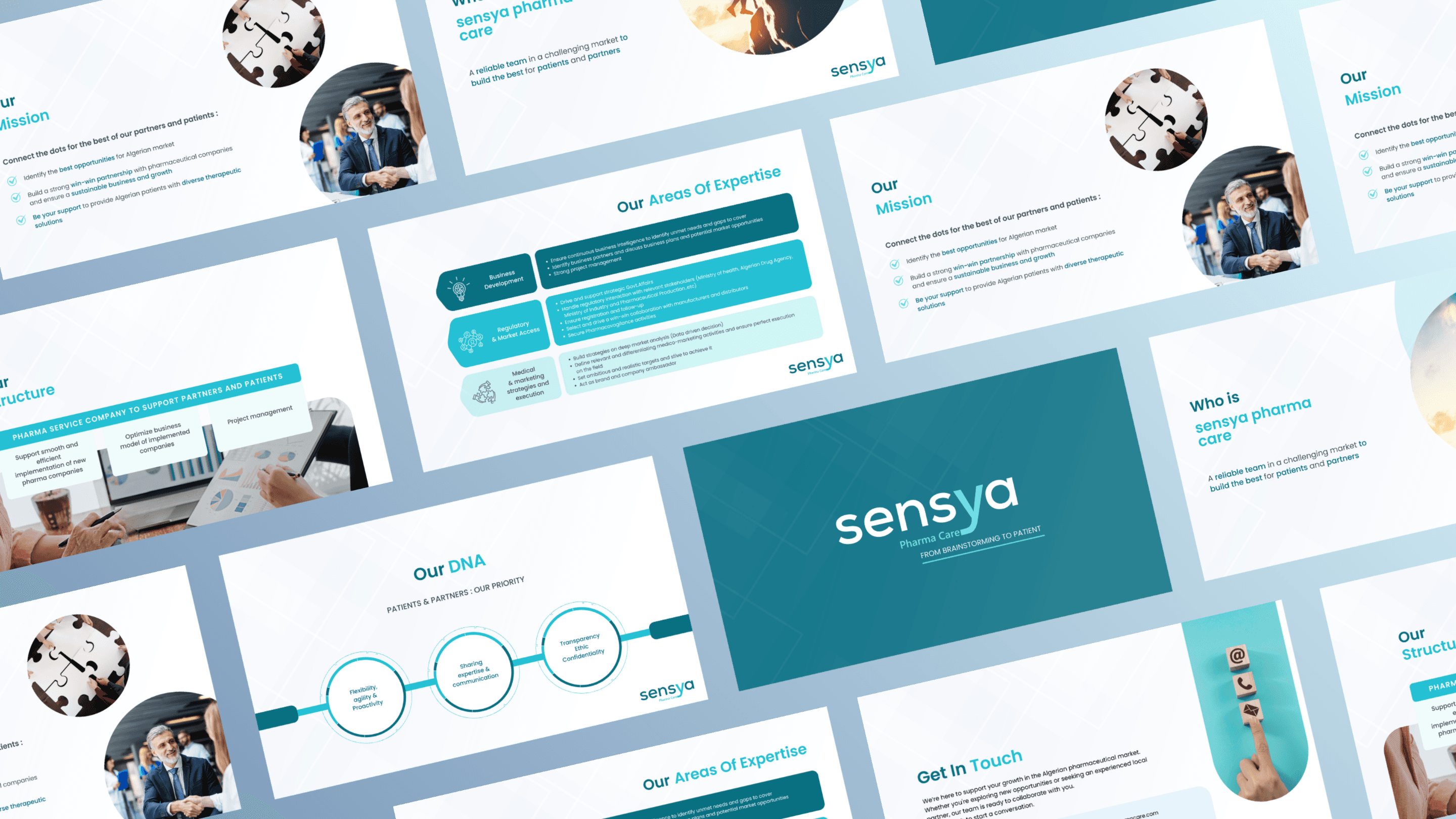 Business tools design and visual refinement for a pharmaceutical company