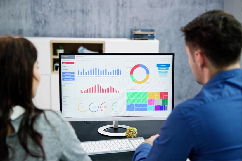 Analytics and performance dashboards tracking engagement conversions and user flows