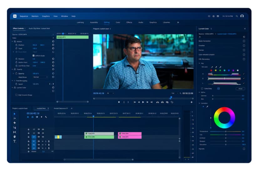 Post production and video editing for healthcare and pharma projects