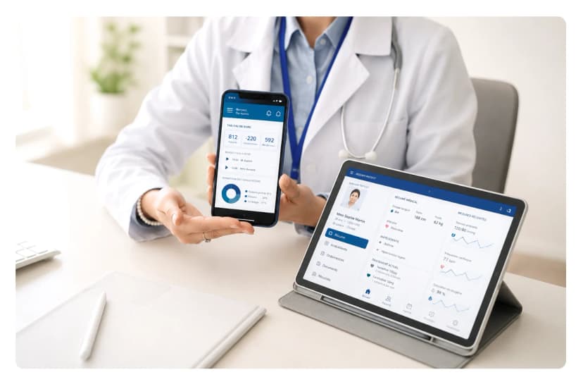 Patient and healthcare professional facing MVP digital tools