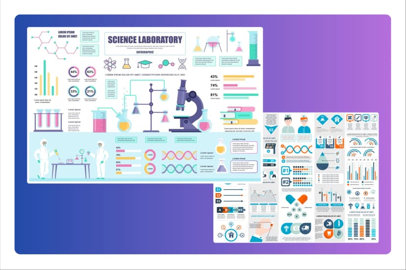 Medical and scientific infographics designed for clarity and accuracy