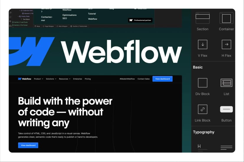Webflow development for enterprise grade healthcare and pharma websites