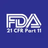 FDA 21 CFR Part 11 compliance logo