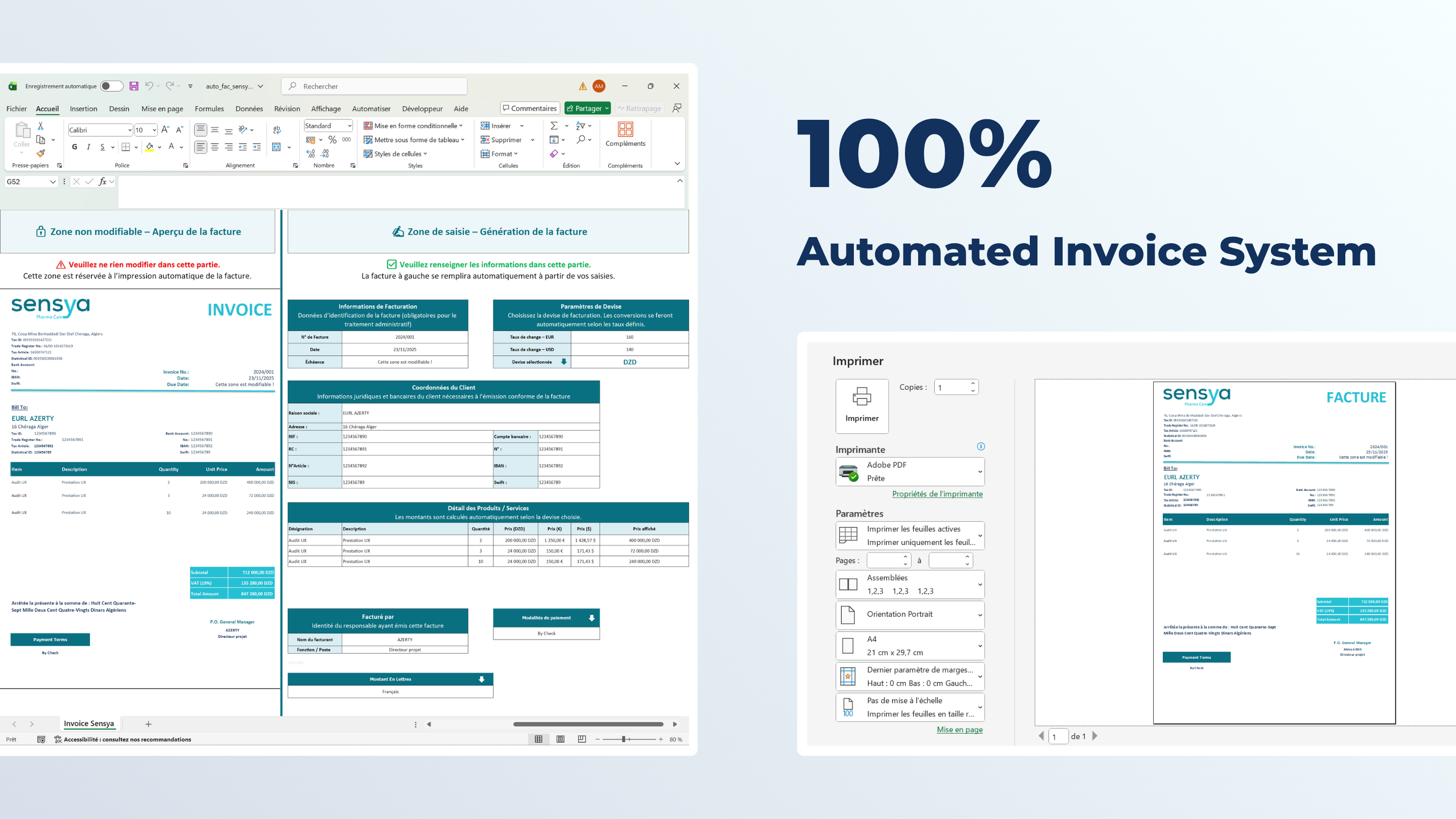 Automated Excel invoicing tool developed to streamline pharmaceutical business operations