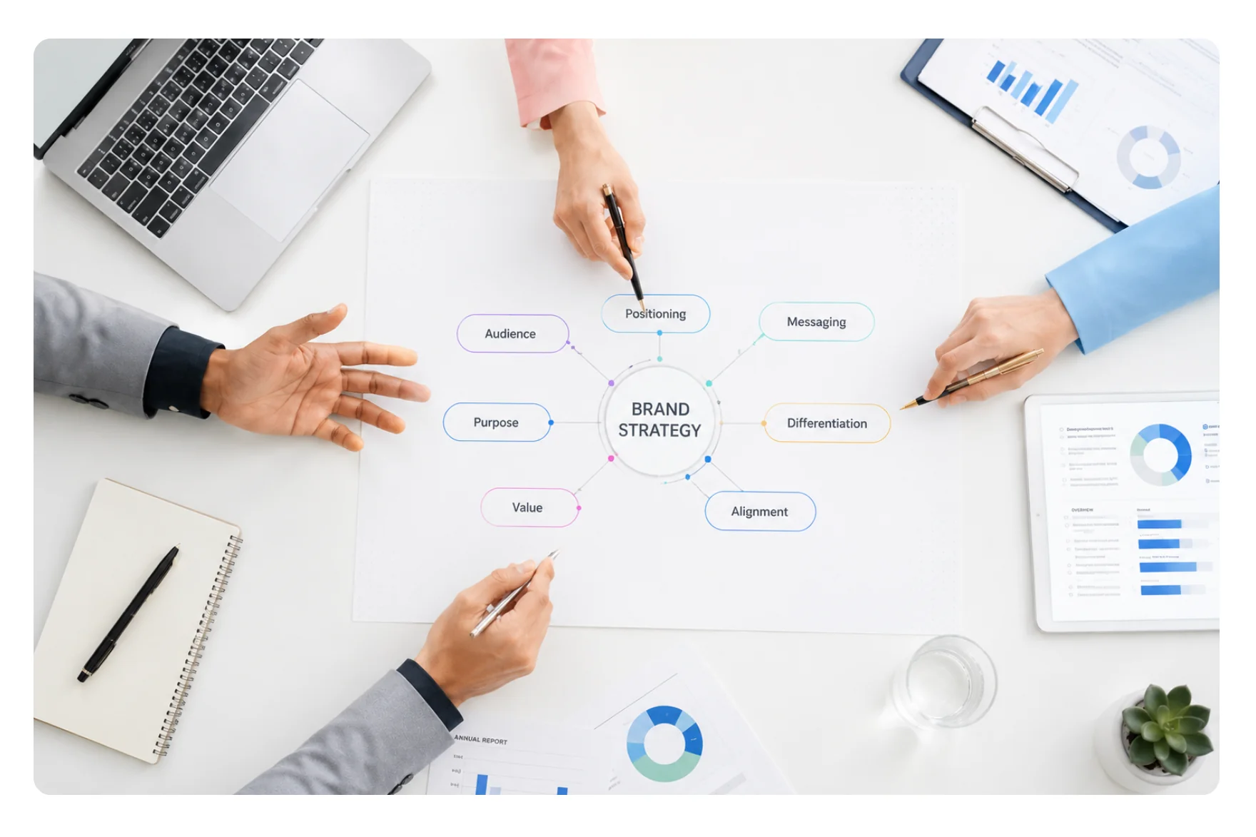 Brand strategy and positioning workshop for healthcare organizations