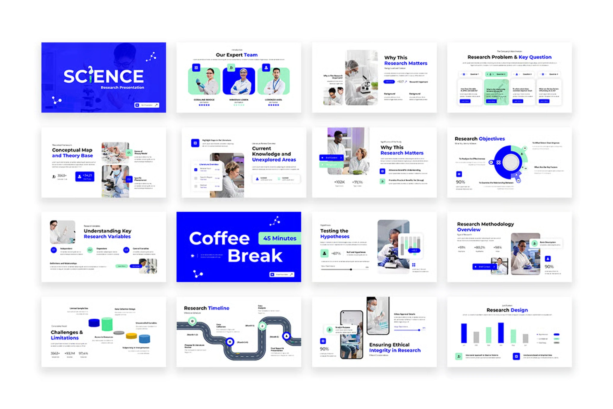 Scientific slide decks and medical infographics for expert speakers