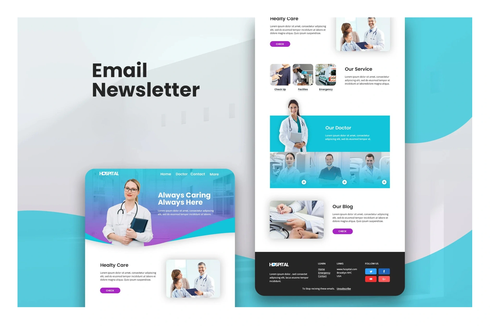 Branded email templates supporting internal medical communication workflows