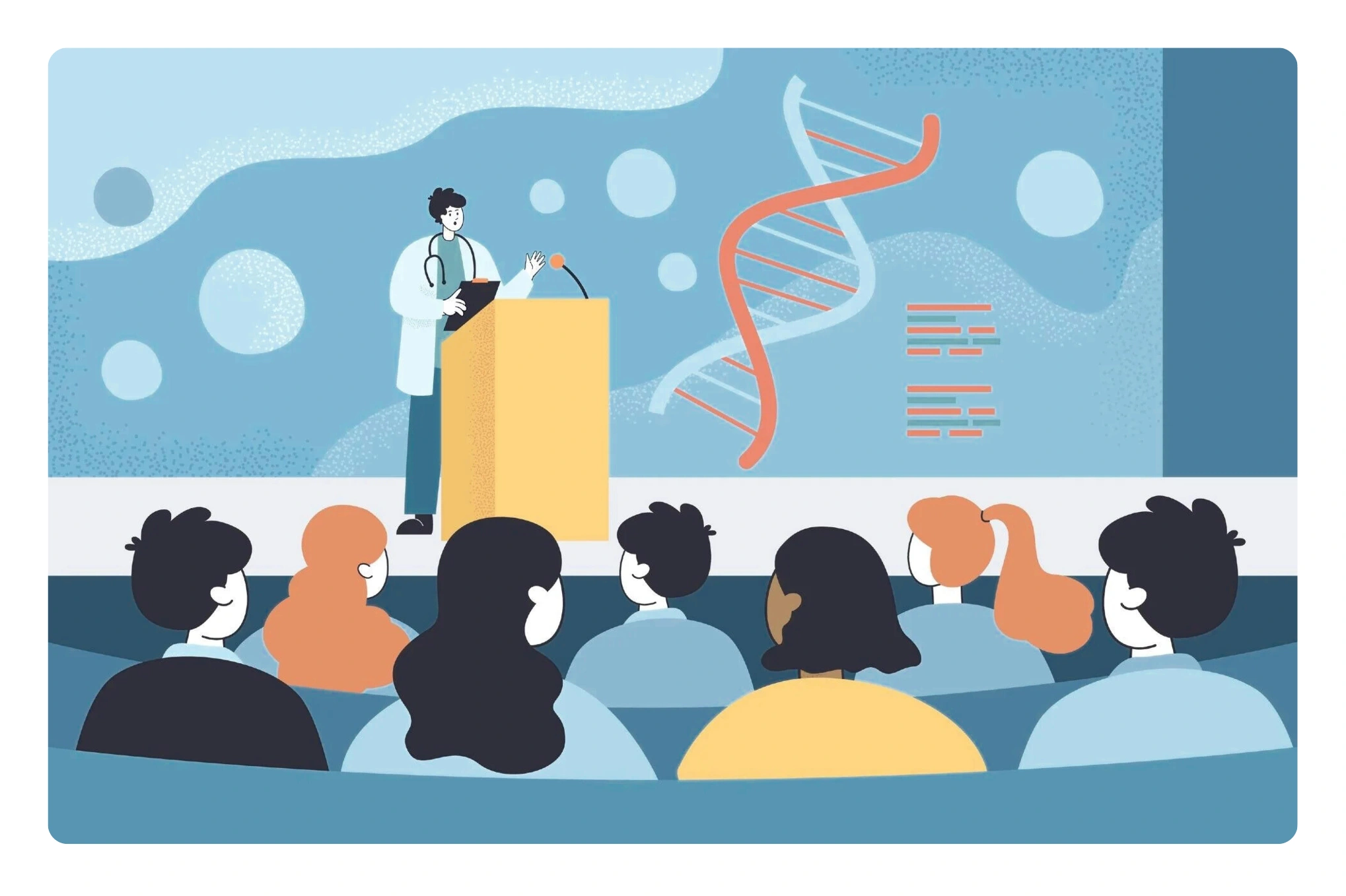 Scientific visual frameworks designed for credible medical and pharma communication