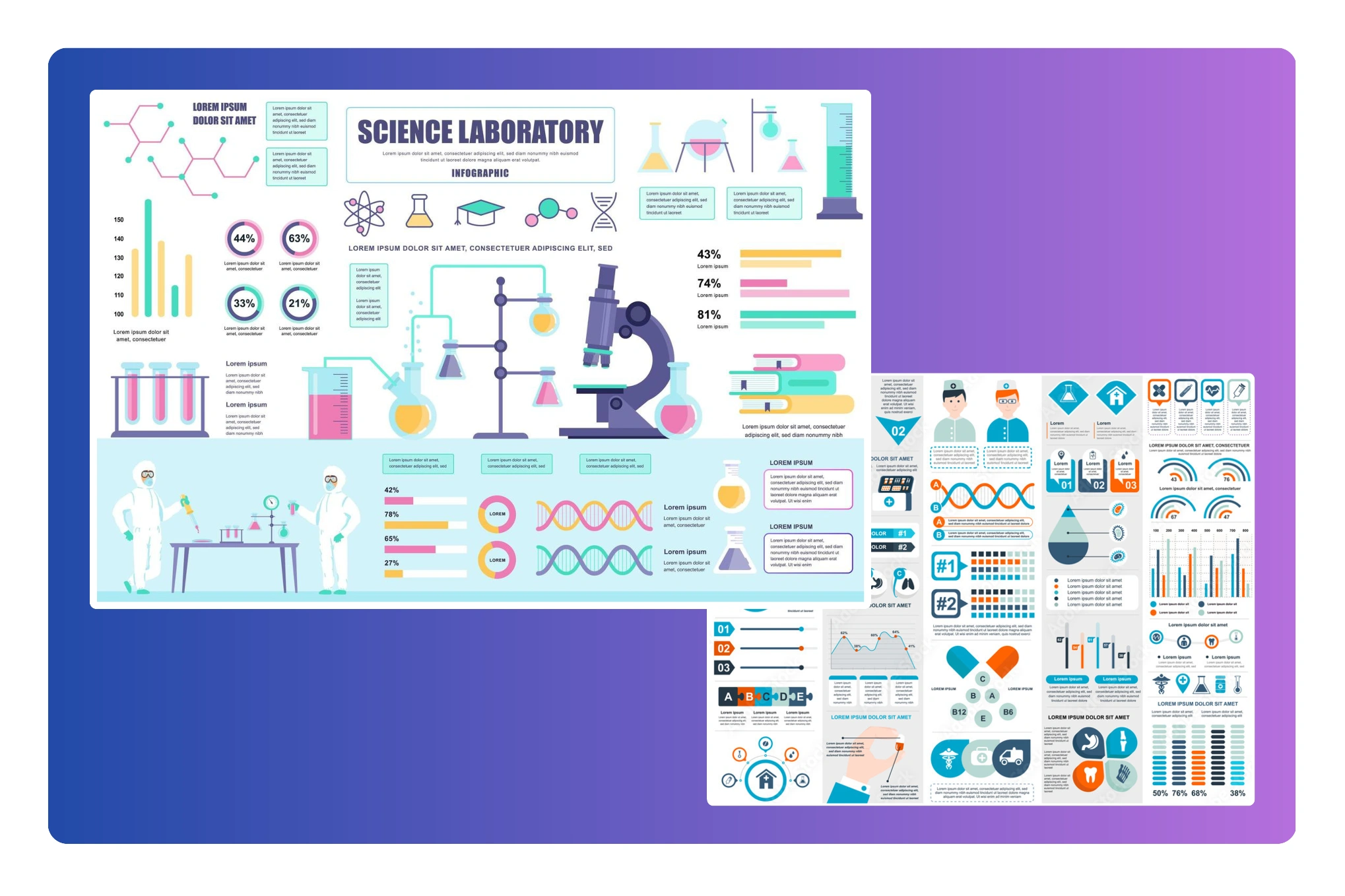 Medical and scientific infographics designed for clarity and accuracy