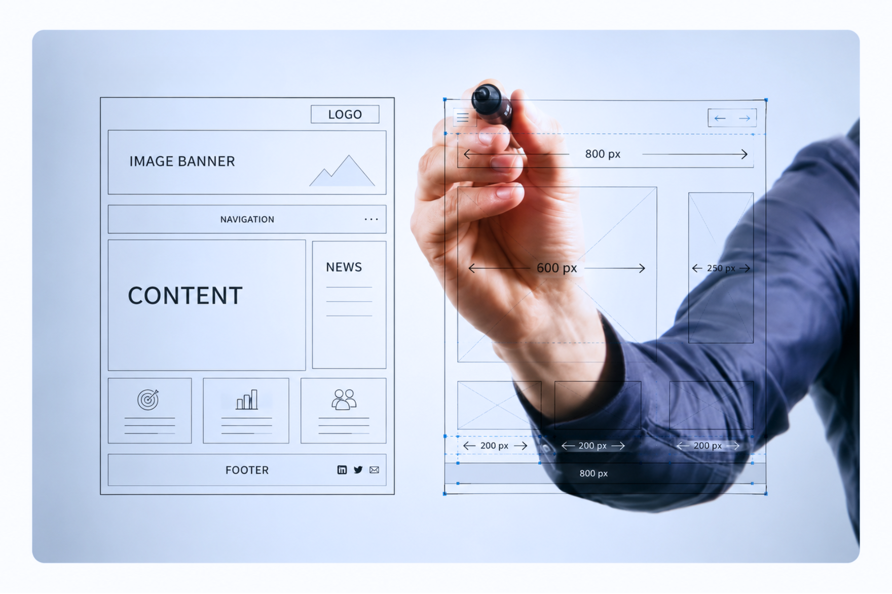 Scientific website strategy and information architecture planning